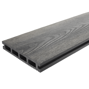 BERGDECK S140 Gris compozit decking 220 × 14 × 2,5 cm